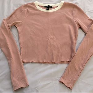H&M Long Sleeve Crop Top